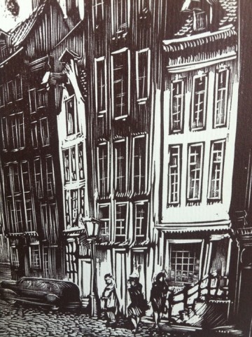 Acht houtsnedes van Amsterdam – R.Snapper – Nederland - 1940