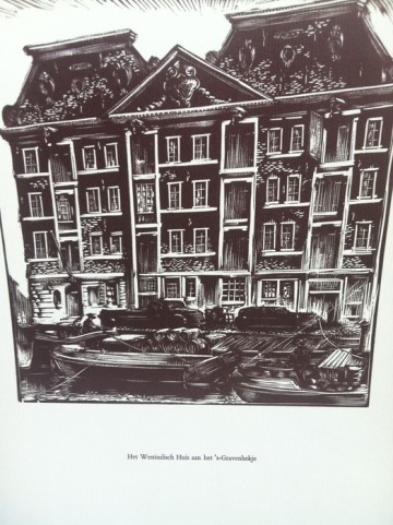 Acht houtsnedes van Amsterdam – R.Snapper – Nederland - 1940