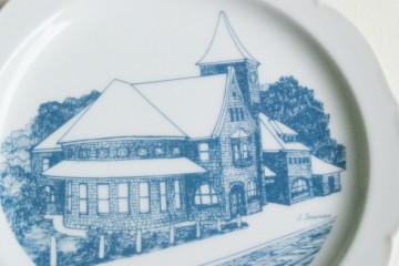 Bord – Niles Historical Amtrak Depot – memorial plate - herinneringsbord 2003 – Janet Seaman
