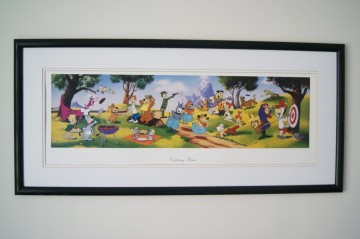 Lithografie – Hanna Barbera – Company Picnic – met certificaat – numbered edition
