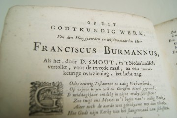 Synopsis dat is Kort Begryp der Heilige Godgeleertheid - Franciscus Burmannus - 1697