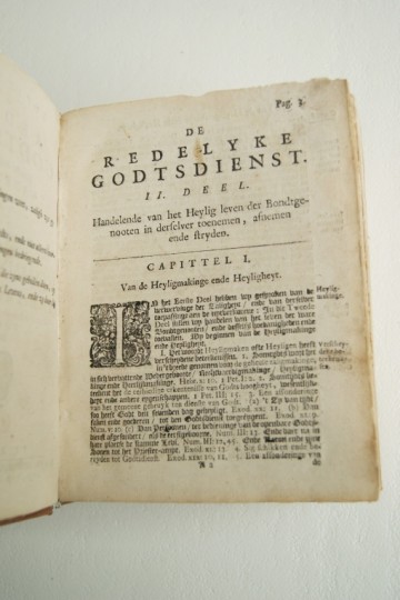 Logike Latreia - Dat is redelyke godtsdienst - Wilhelmus à Brakel – 1736
