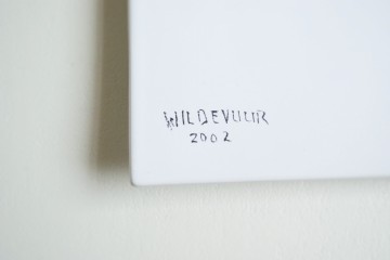 Schaal - vierkant met vogels - Maya Wildevuur – Limited Edition – KLPD - 2002