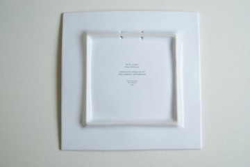 Schaal - vierkant met vogels - Maya Wildevuur – Limited Edition – KLPD - 2002