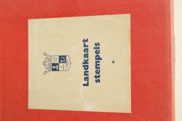 4 Schoolstempels van landkaarten provincies in originele dozen