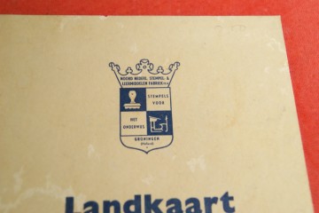 4 Schoolstempels van landkaarten provincies in originele dozen