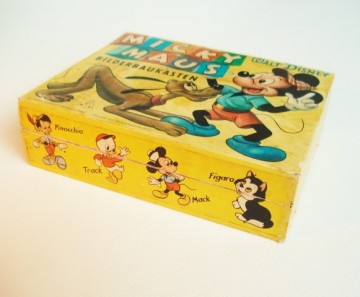Vintage Disney Baukasten – Picture Cubes Disney