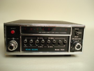 Scanner – Politiescanner - Kristalscanner – Scan-Scope 7500