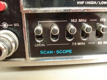 Scanner – Politiescanner - Kristalscanner – Scan-Scope 7500