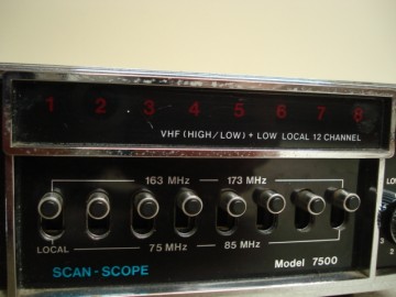 Scanner – Politiescanner - Kristalscanner – Scan-Scope 7500