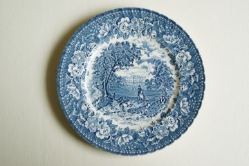 Bord - Engels - Blauw - H. Aynsley - Englands Heritage