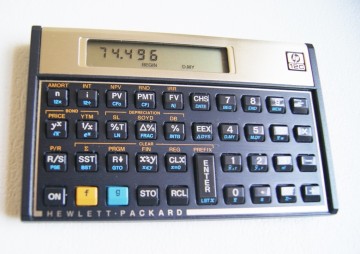 Hewlett Packard - Financial Calculator - Rekenmachine – HP 12c