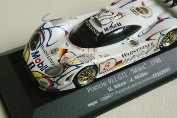 Modelauto – automodel – Porsche 911 GT1 Mobil 1998 – Onyx – 1:43 - Limited Edition