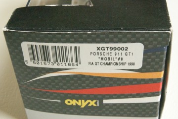 Modelauto – automodel – Porsche 911 GT1 Mobil 1998 – Onyx – 1:43 - Limited Edition