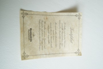 Zeldzaam mondgeblazen Bierglas – Martinsbrau – Martinsbräu – met Certificaat