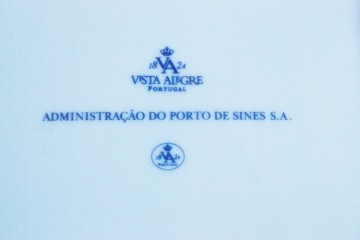 Porseleinen schaaltje met schip Vasco da Gama – Vista Alegre - Portugal