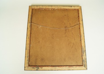 Schilderij – Culinair stilleven met uien – Acryl op paneel – Gesigneerd
