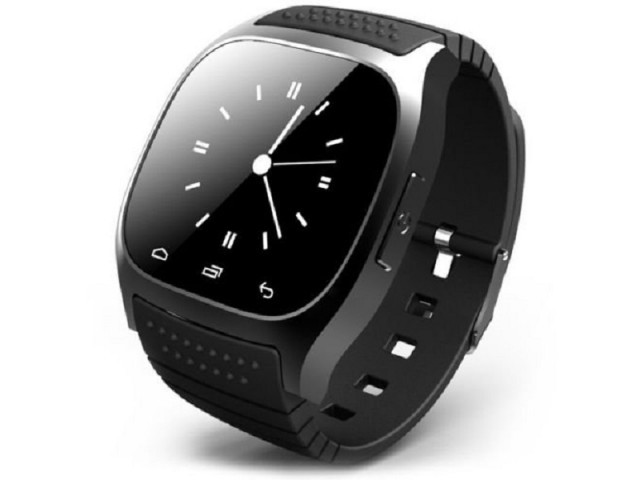 Nieuwe Smartwatch –voor IOS en Android – kast chroom zwart rubber band -  HERENHORLOGES - CURIOSITIES